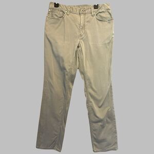 Polo Ralph Lauren Stretch Straight Fit 5‎ Pocket Pants Mens 32x32 Gray Casual